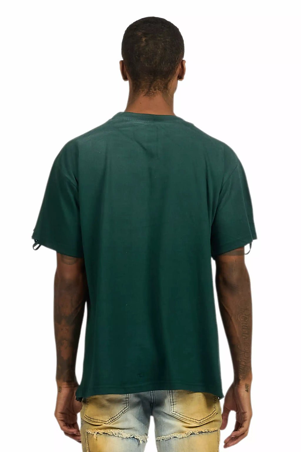 Shoota Dark Green/White Oversized Graphic T-Shirt