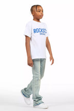 Boys Drick Light Blue Regular Fit Flare Jean