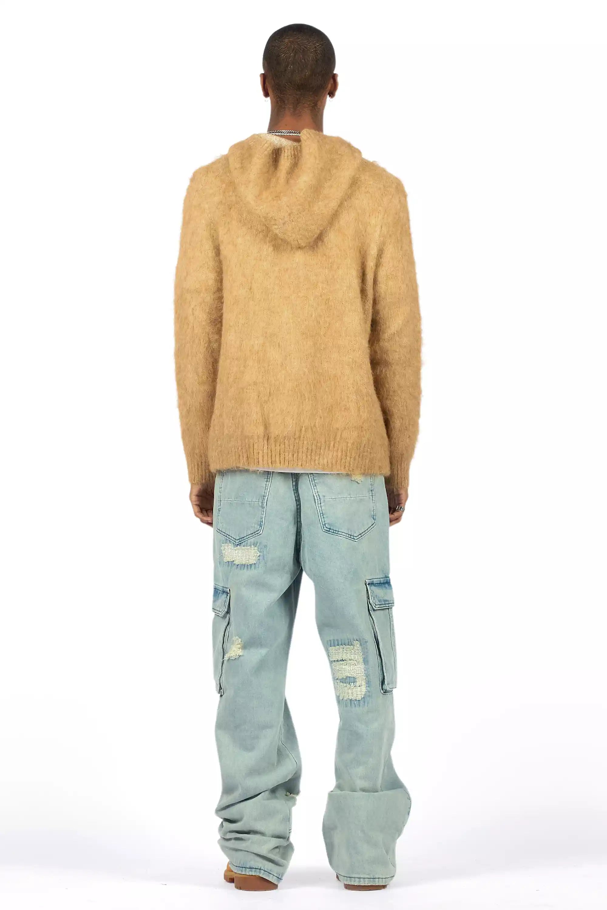 Nand Light Blue Baggy Cargo Jean