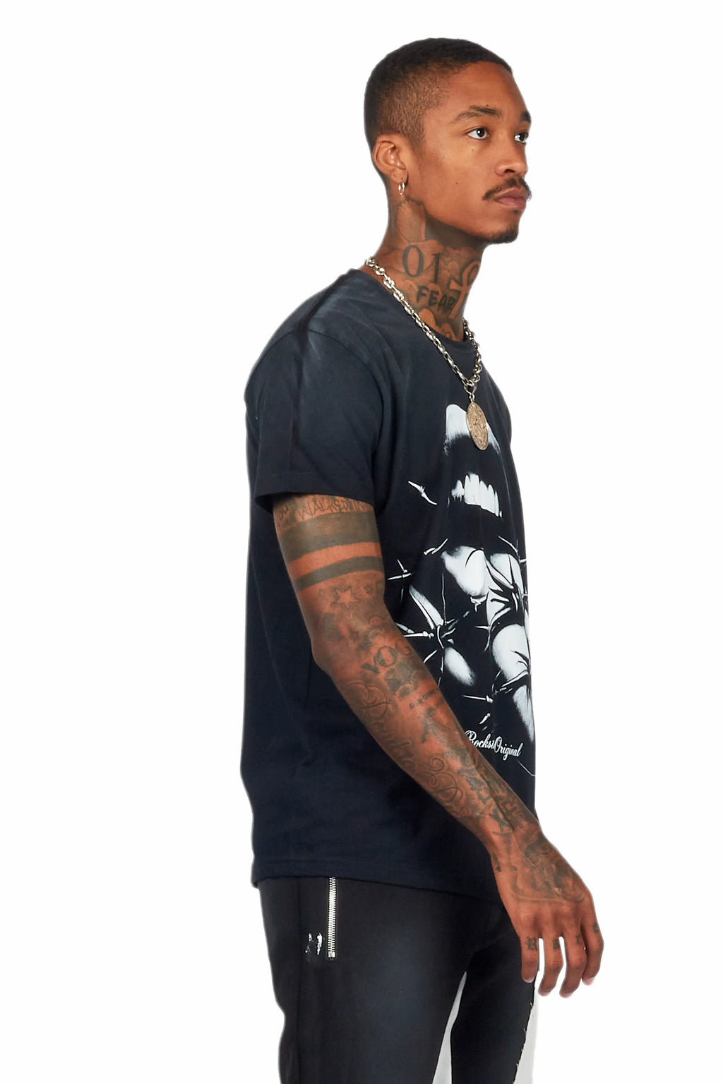 Schmear Black Graphic T-Shirt