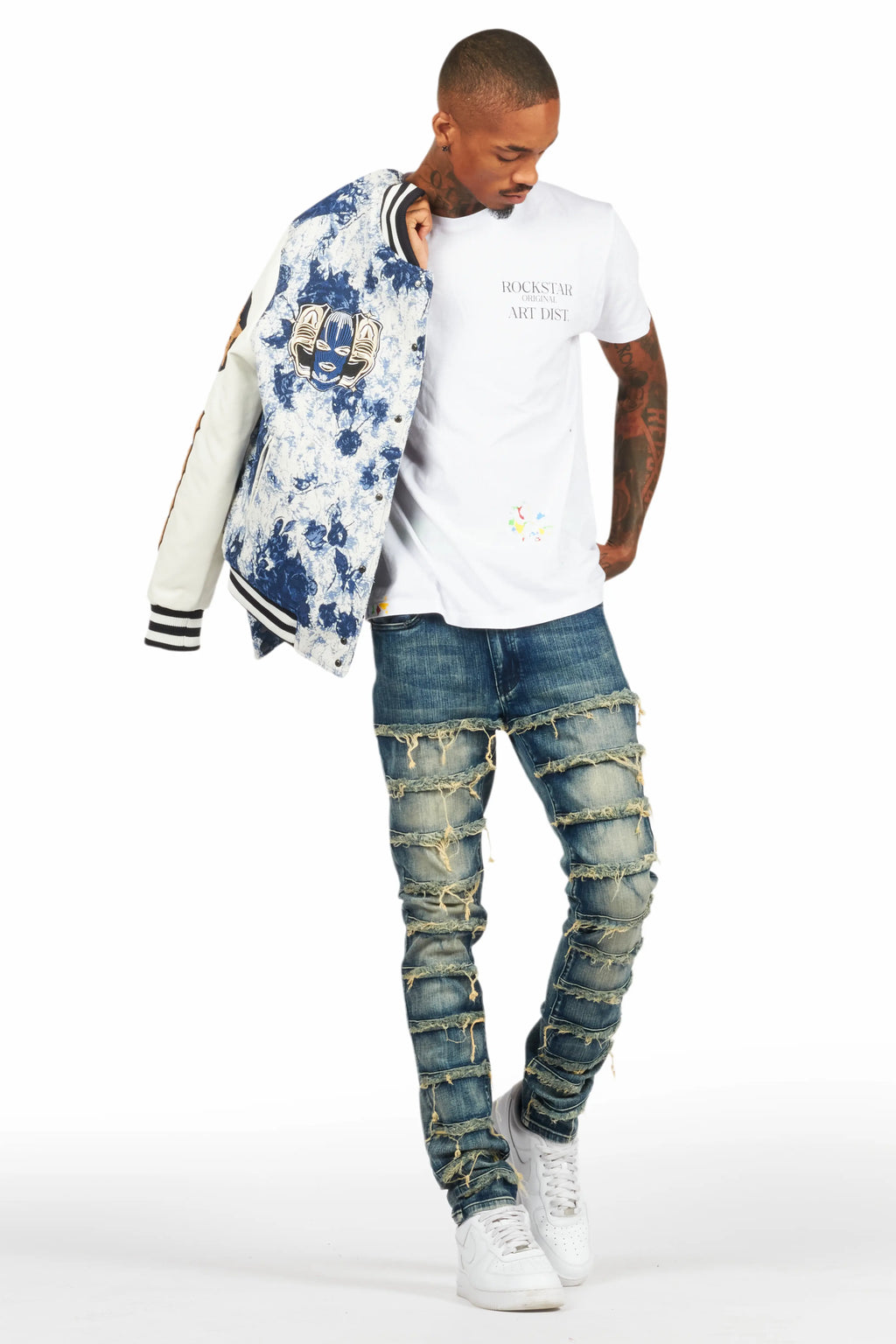 Waylon Tint  Frayed Slim Fit Jean