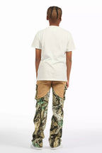 Boys Denka Beige Stacked Fit Jean