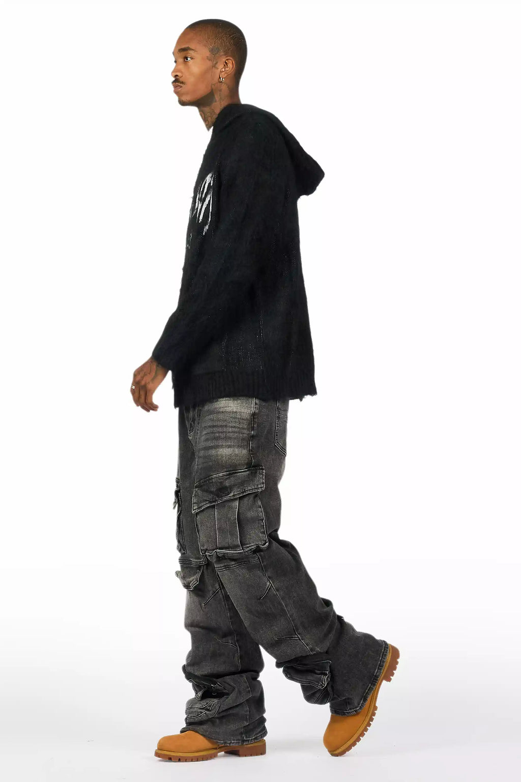 Velo Black Baggy Fit Jean