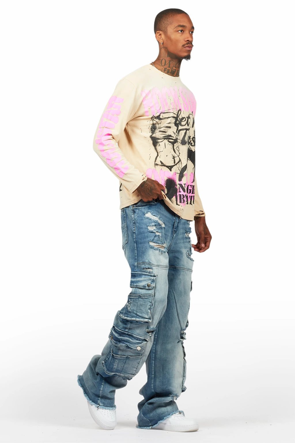 Keylor Blue Baggy Fit Jean