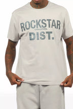Abilio Grey T-Shirt/Baggy Stacked Track Set