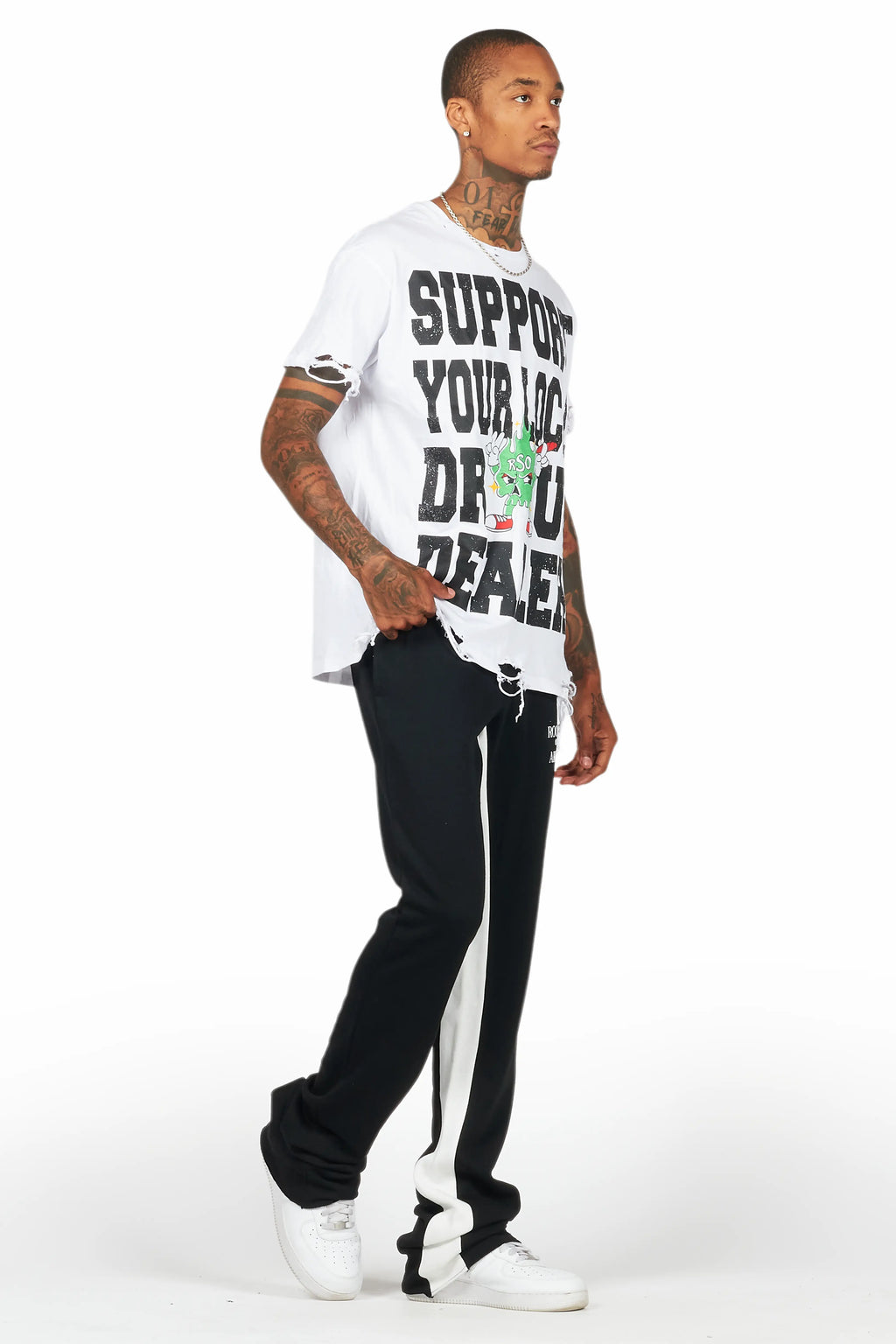 Briggs Black Baggy Pant