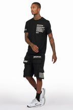 Jash Black Short Set