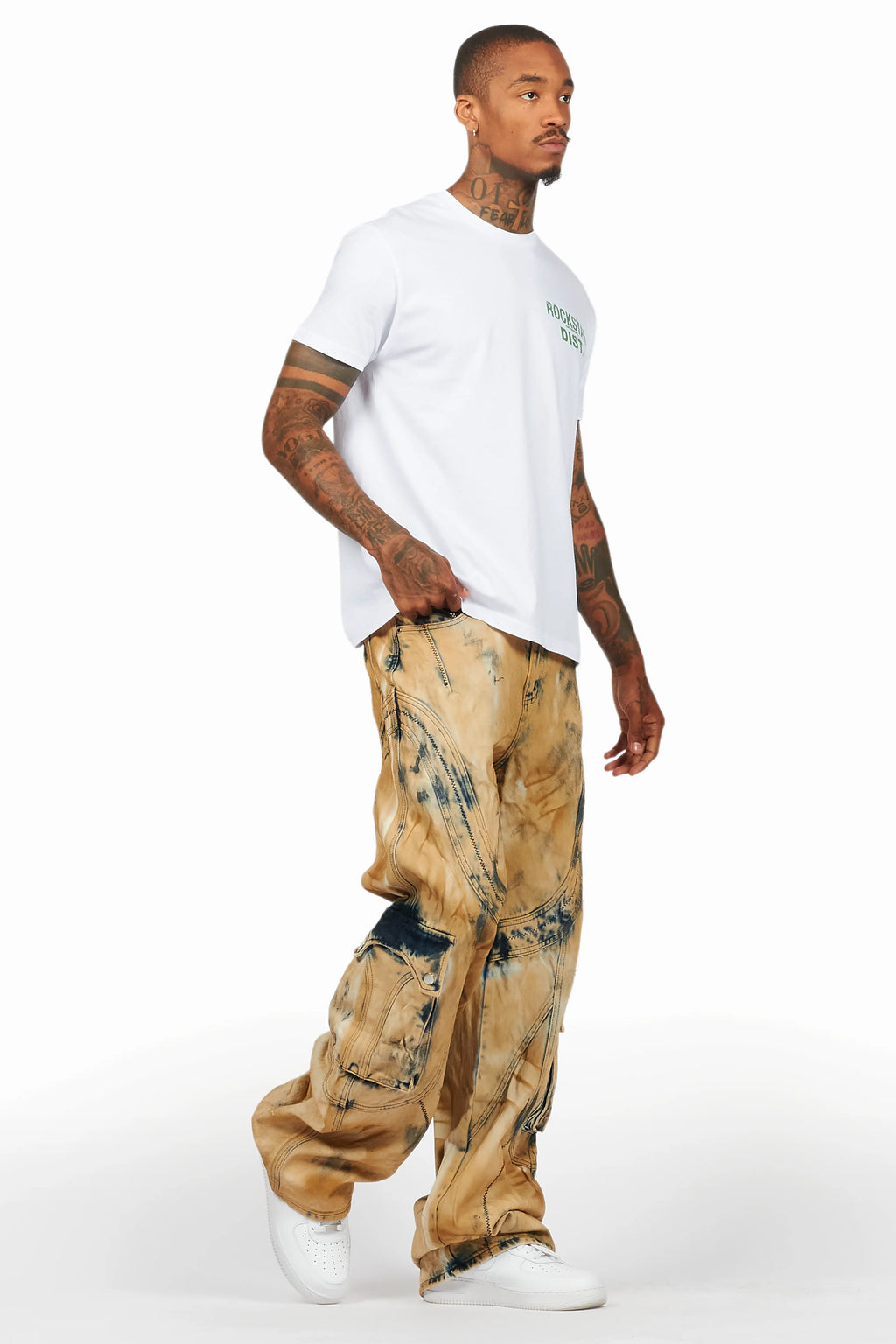 Denmot Blue Baggy Fit Jean