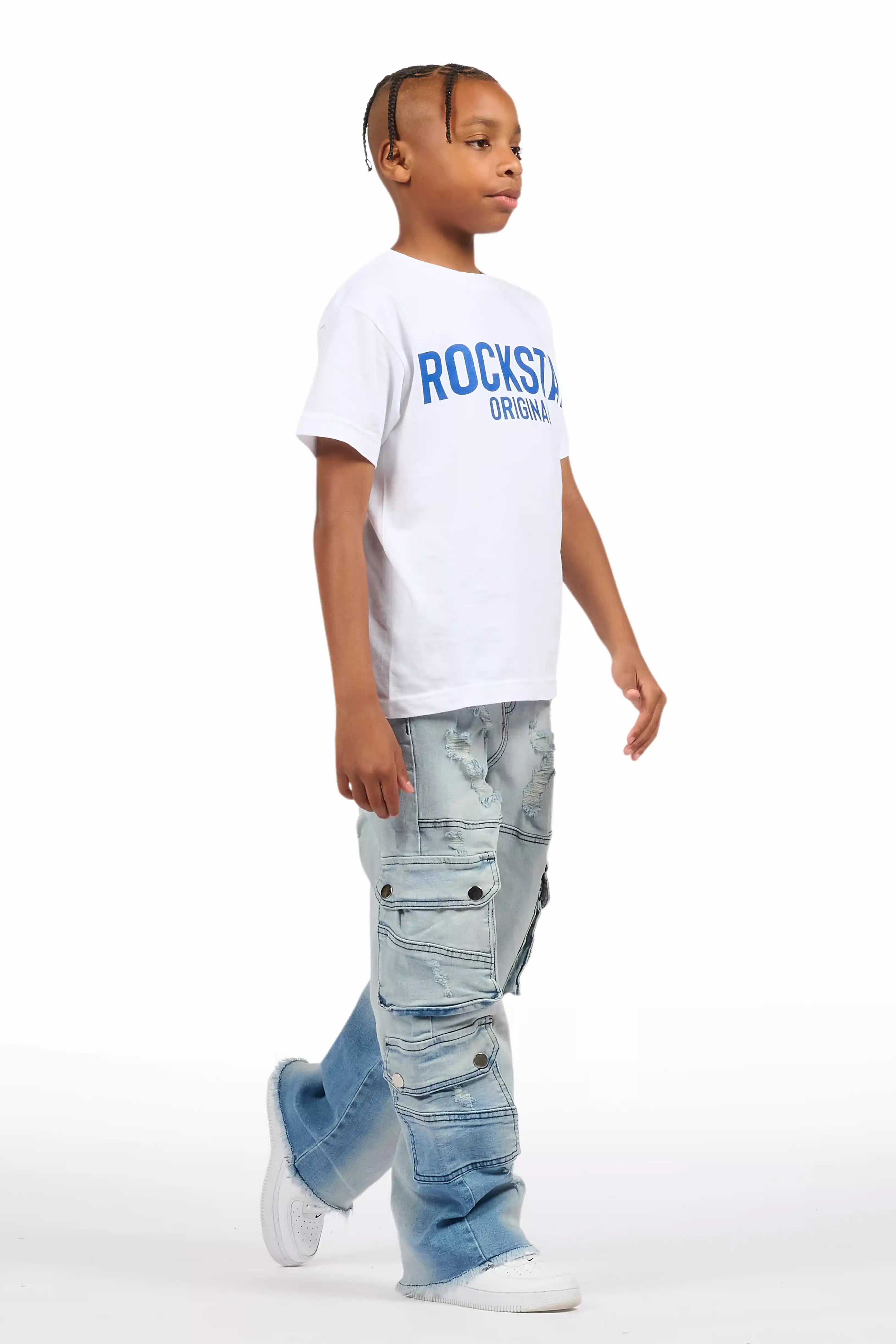 Boys Keylor Light Blue Baggy Fit Jean