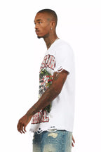 Hyzon White Oversized Graphic T-Shirt