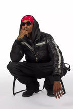 Alasia Jet Black Puffer Jacket