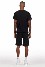 Allstar Black/White T-Shirt Short Set