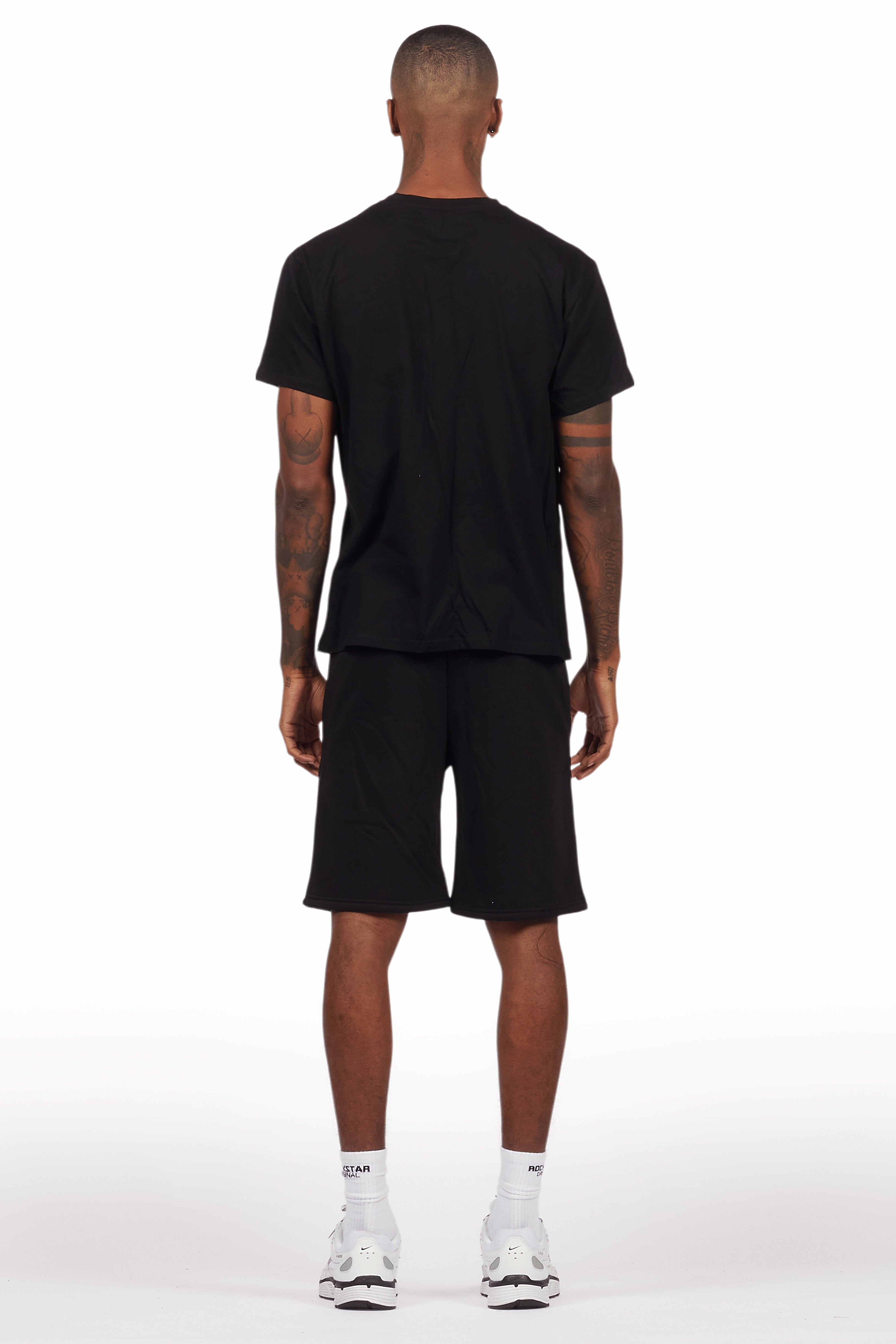 Allstar Black/White T-Shirt Short Set