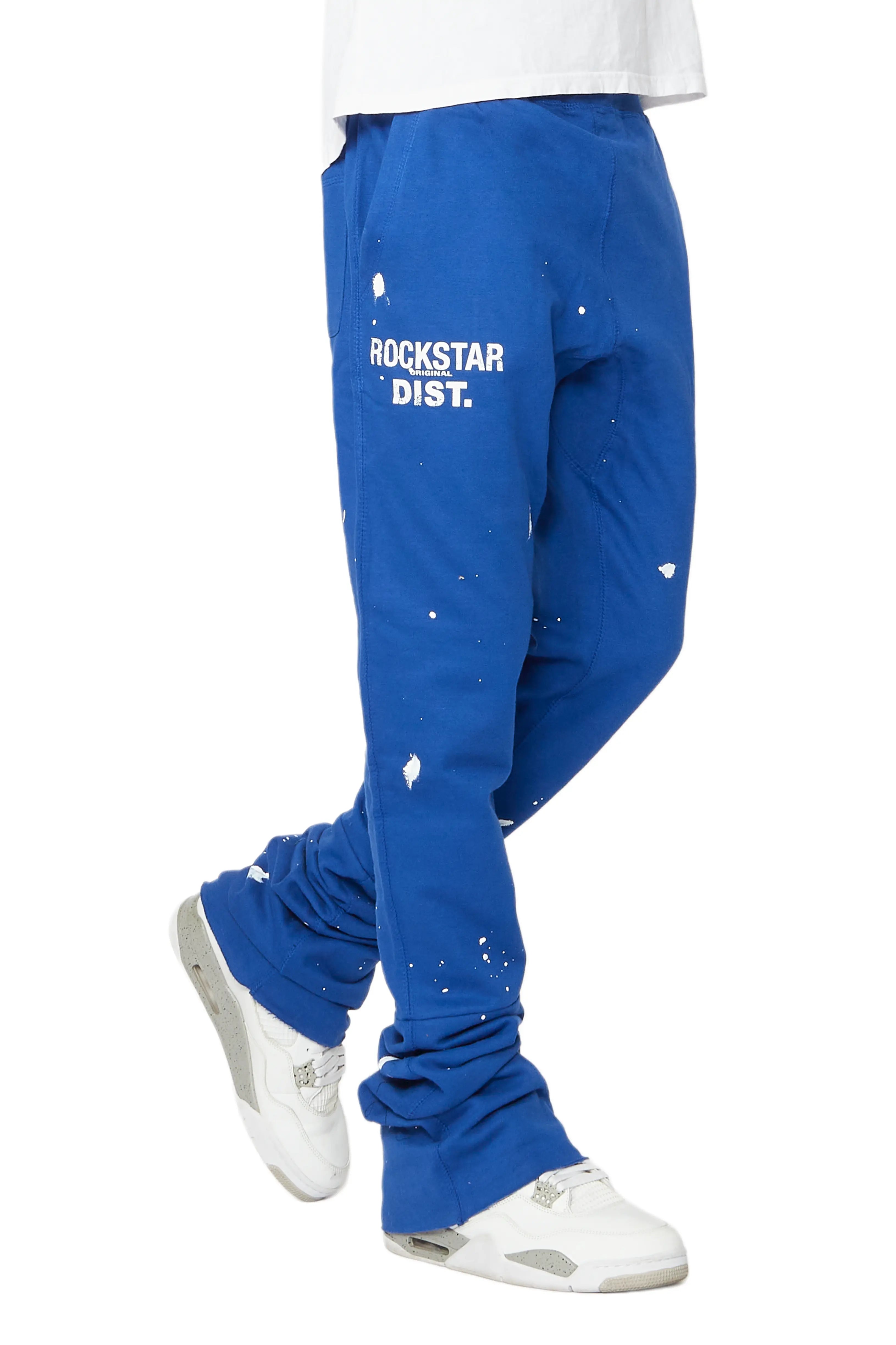 Farlee Royal Blue Super Stacked Flare Pants