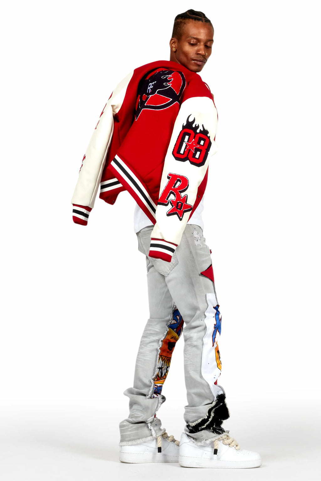 Skoll Red Varsity Jacket