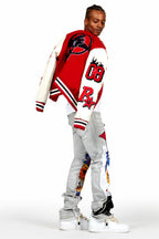 Skoll Red Varsity Jacket