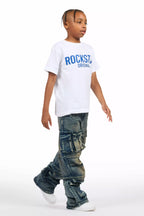 Boys Berdi Dirty Wash Baggy Fit Jean