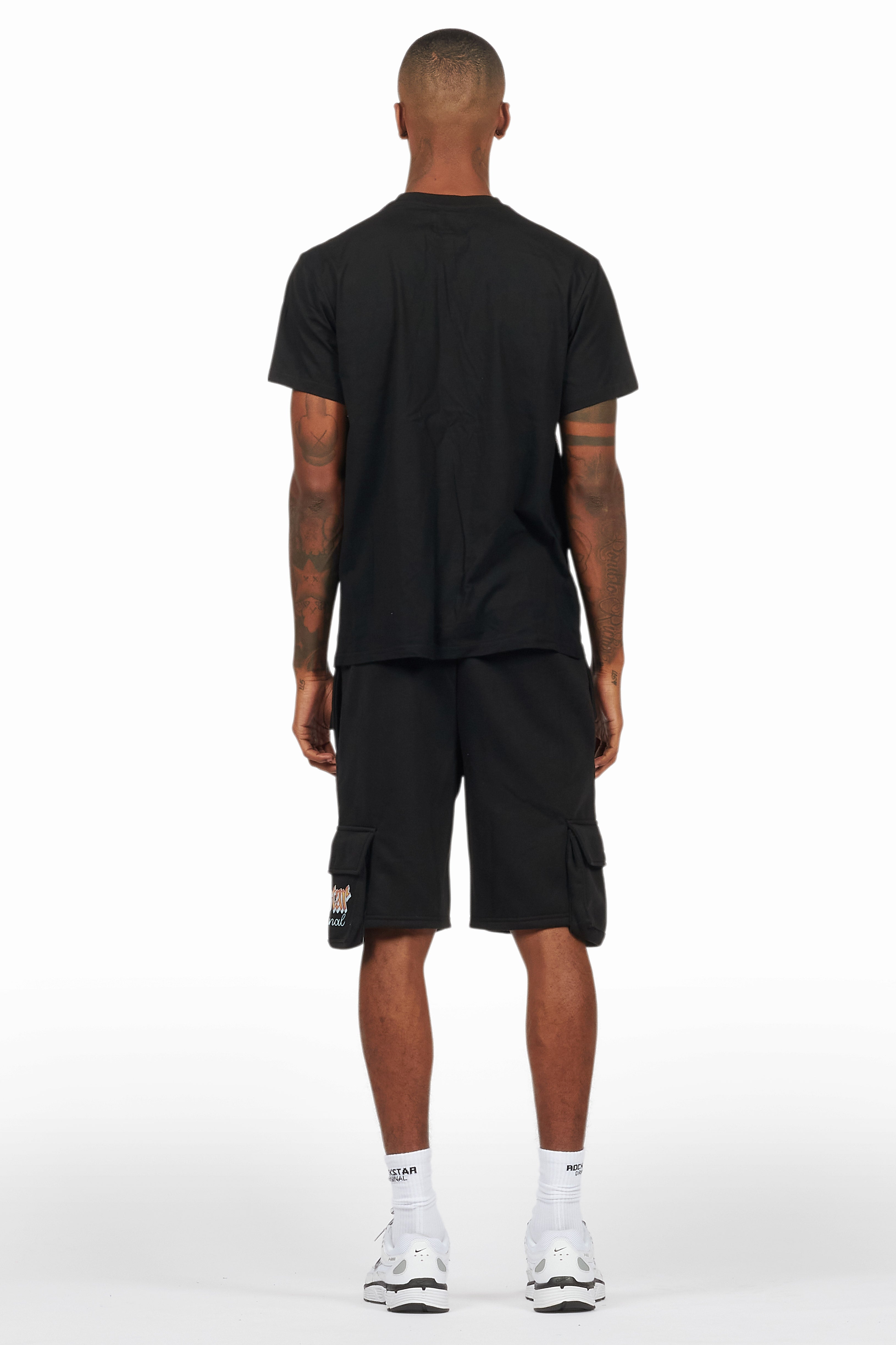 Shoota Black/Red Short Set