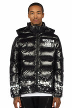 Raffer Black Heavy Puffer Jacket