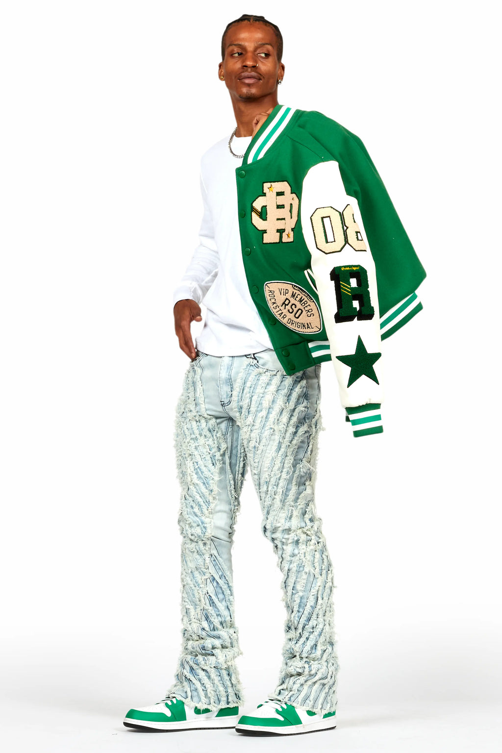 Balser Green Varsity Jacket