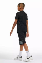 Boys Jash Black/White Short Set