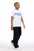 Boys Three Maxi Jet Black Baggy Fit Jean