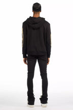 Kyce Black/Beige Hoodie/Super Stacked Track Set