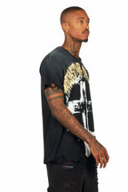 Baki Black Oversized Graphic T-Shirt