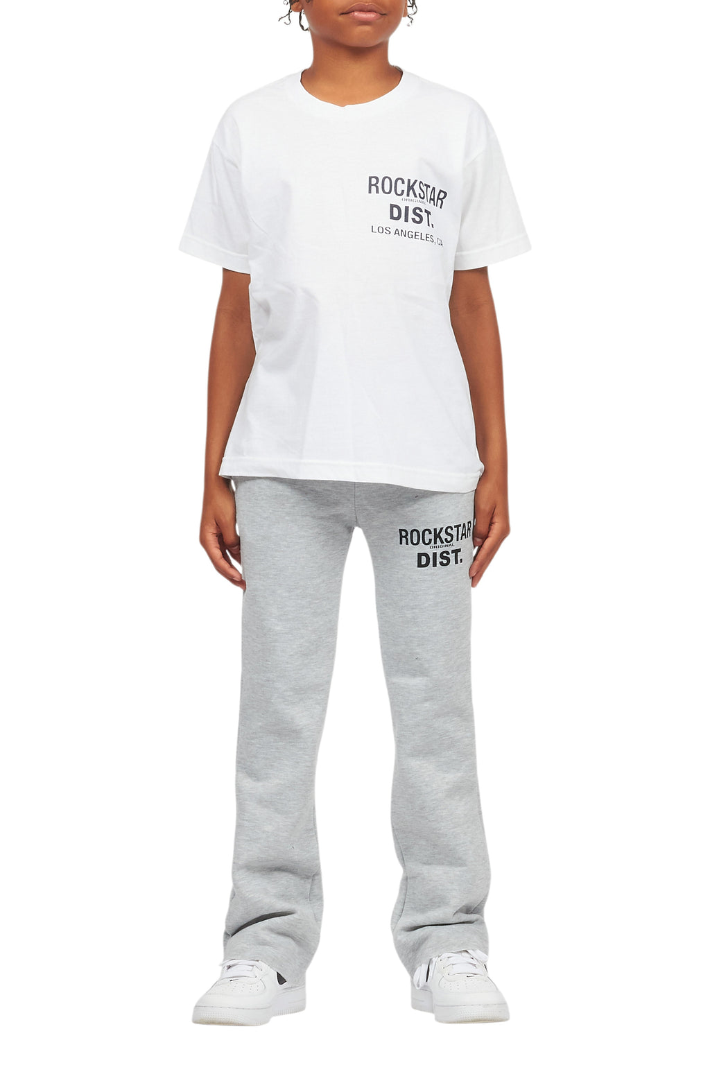 Boys Alpine Grey Stacked Trackpant