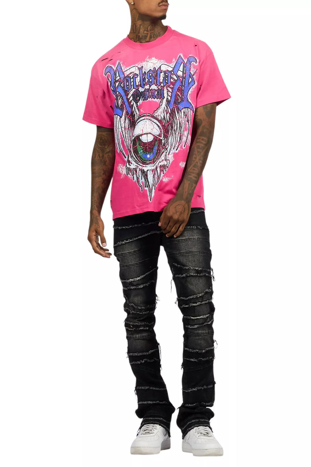 Fenton Fuchsia Oversized Graphic T-Shirt