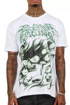 Schtupp White Oversized Graphic T-Shirt