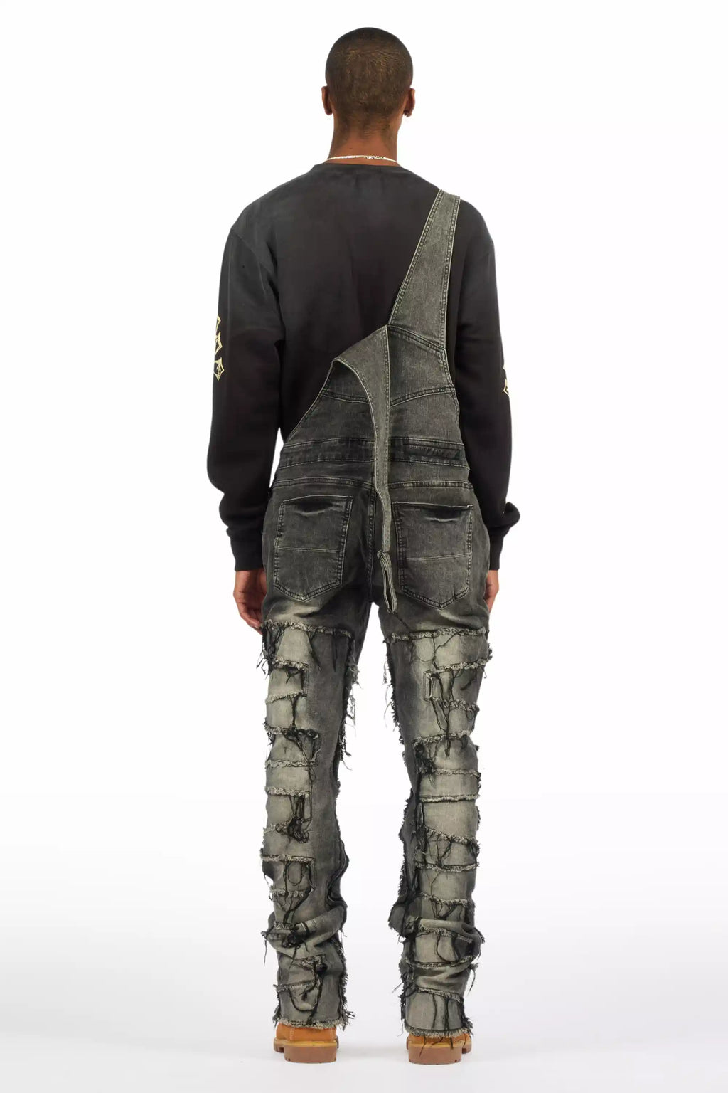 Alfie Grey Denim Overall