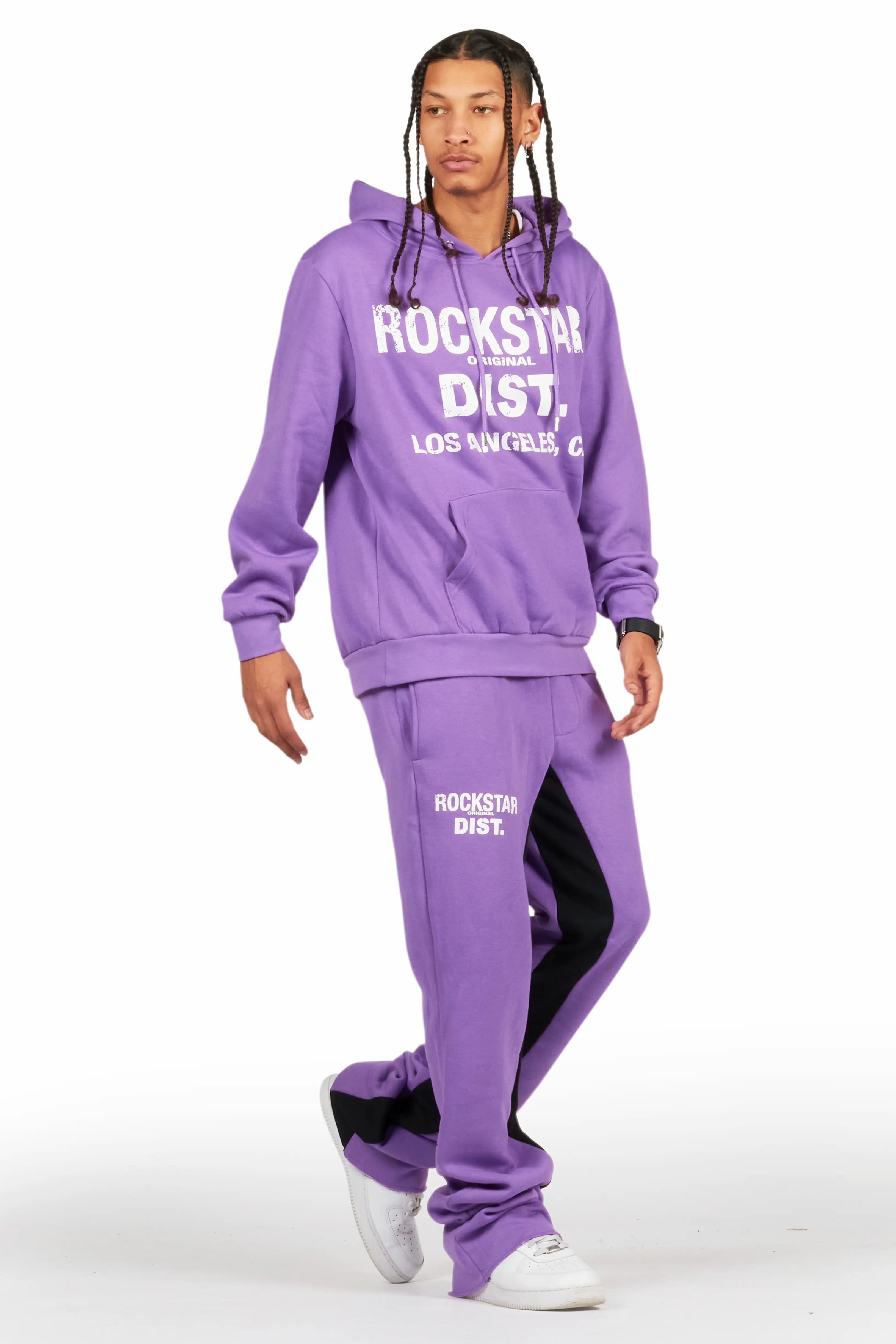 Lake Purple Hoodie/Baggy Track Pant Set