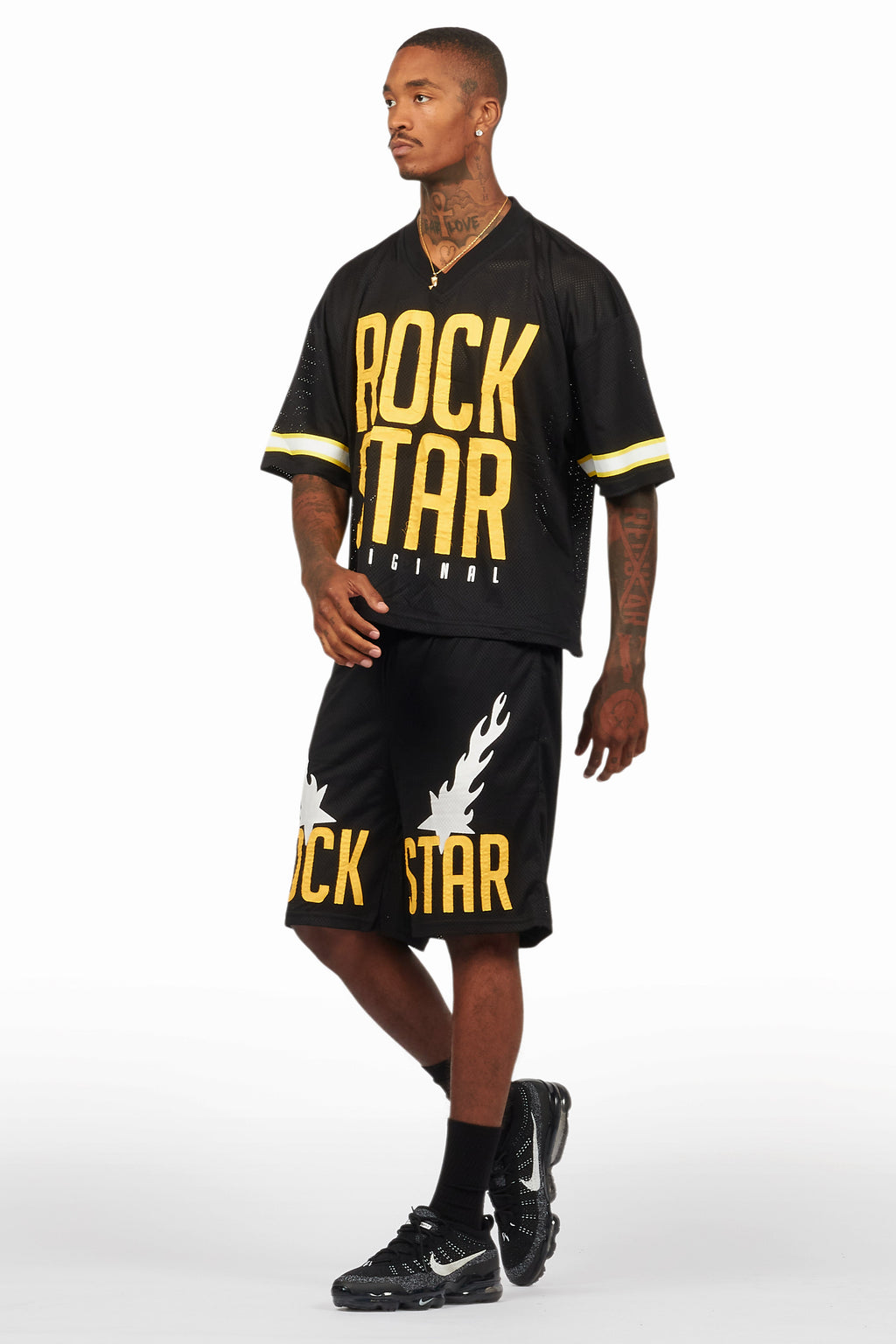 Climi Black T-Shirt/Short Set