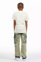 Boys Zarian Vintage Light Blue Cargo Jean