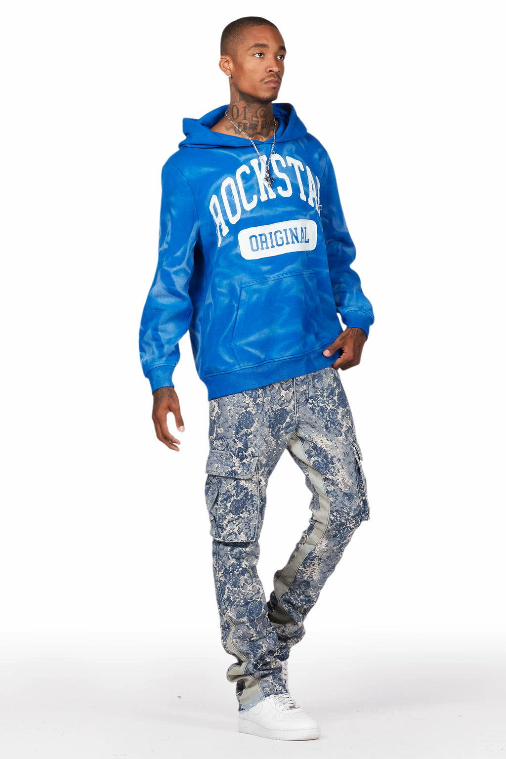 Member Royal Patchwork Graphic Hoodie