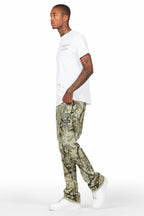 Rabi Tree Camo Knitted Mohair Pants