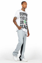 Alpine Heather Grey Baggy Pant