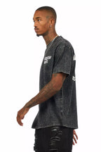 Lake Black Graphic Rhinestone T-Shirt