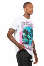 Amari White Graphic T-Shirt