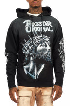 Darius Black Graphic Hoodie