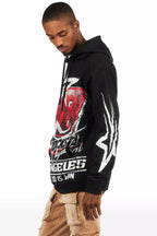 Kastell Black Graphic Hoodie
