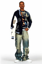 Deiter Navy Graphic Crewneck