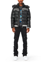 Achim Black Graphic Puffer Jacket