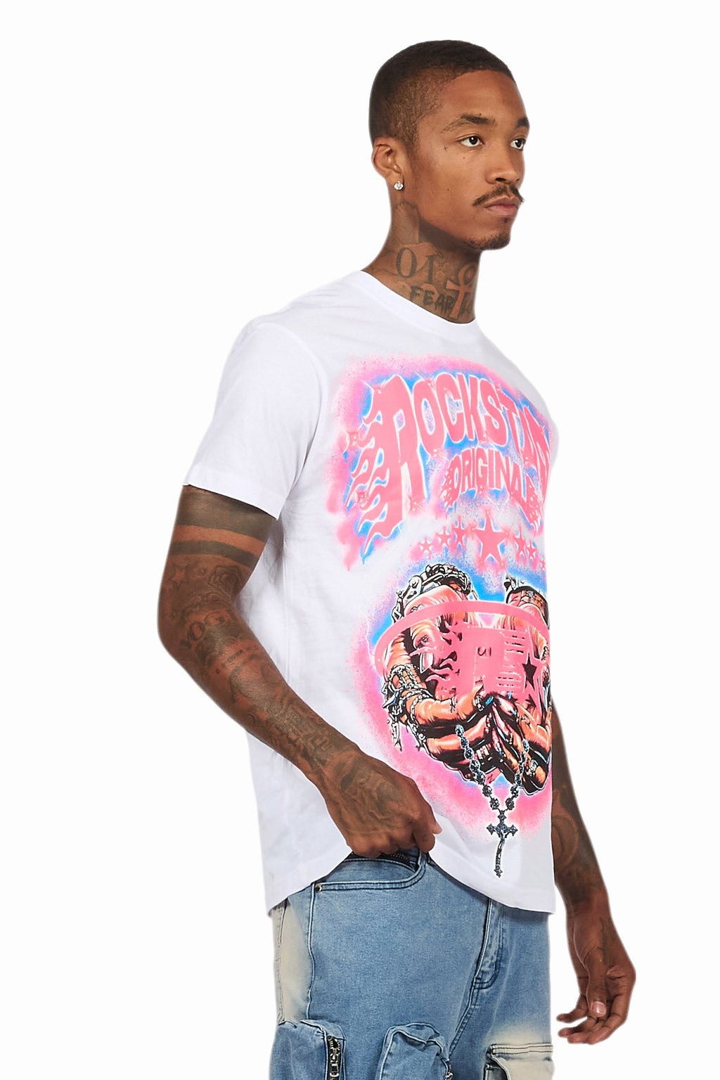 Cairo White Graphic T-Shirt