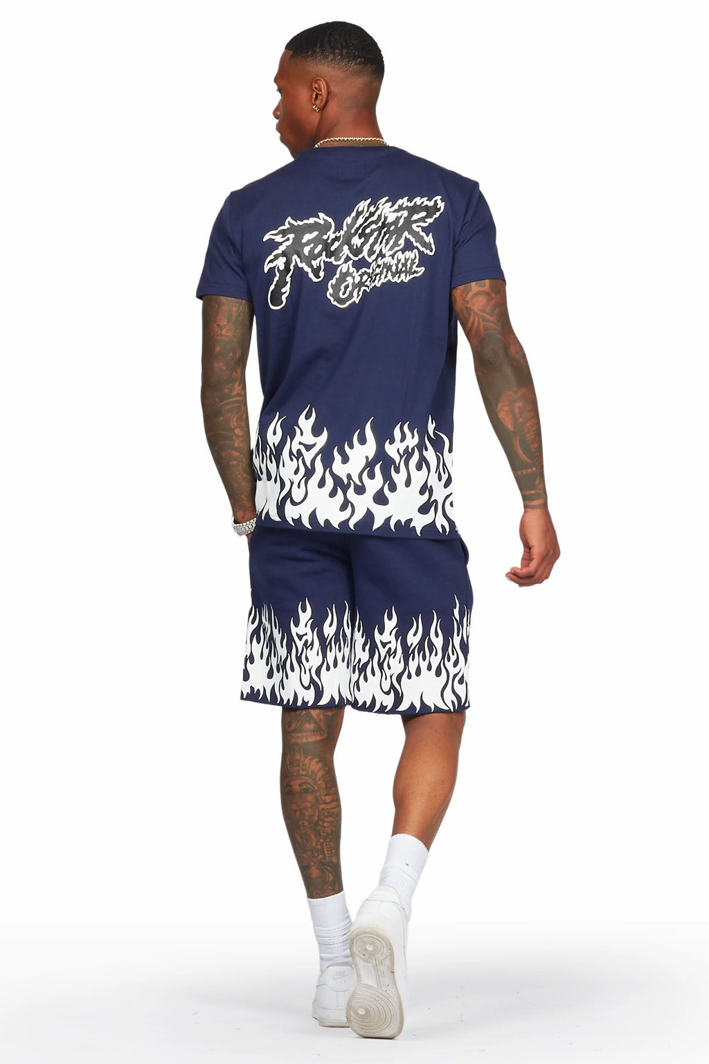 Bubble Navy T-Shirt/Short Set