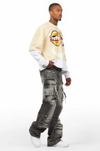 Berdi Black Wash Baggy Fit Jean