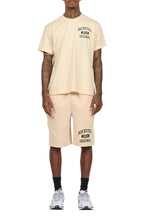 Lex Beige T-Shirt/Short Set