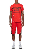 Scottie Red Painter T-Shirt/Short Set