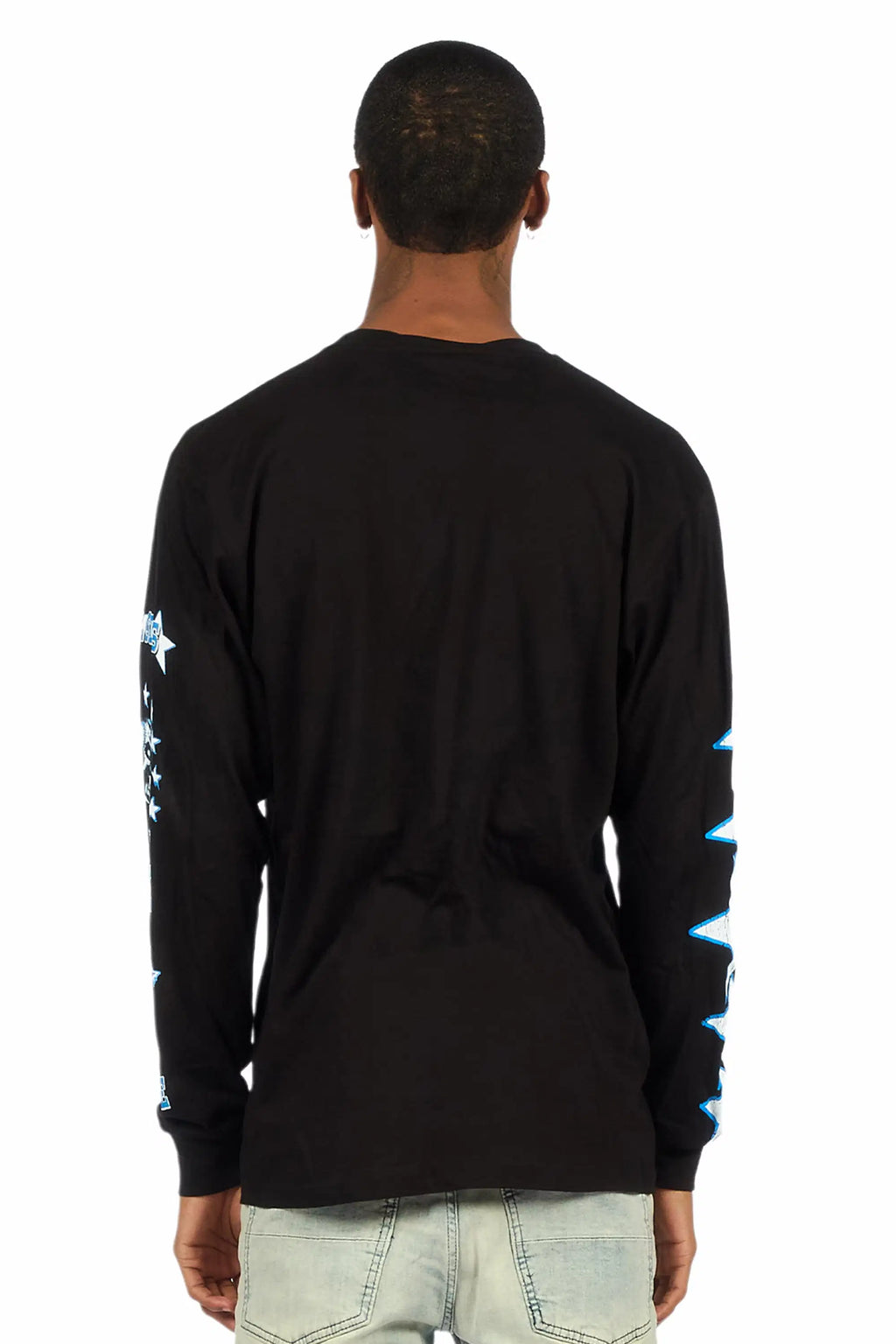 Marxe Black/Multi Oversized Long Sleeve Graphic T-Shirt